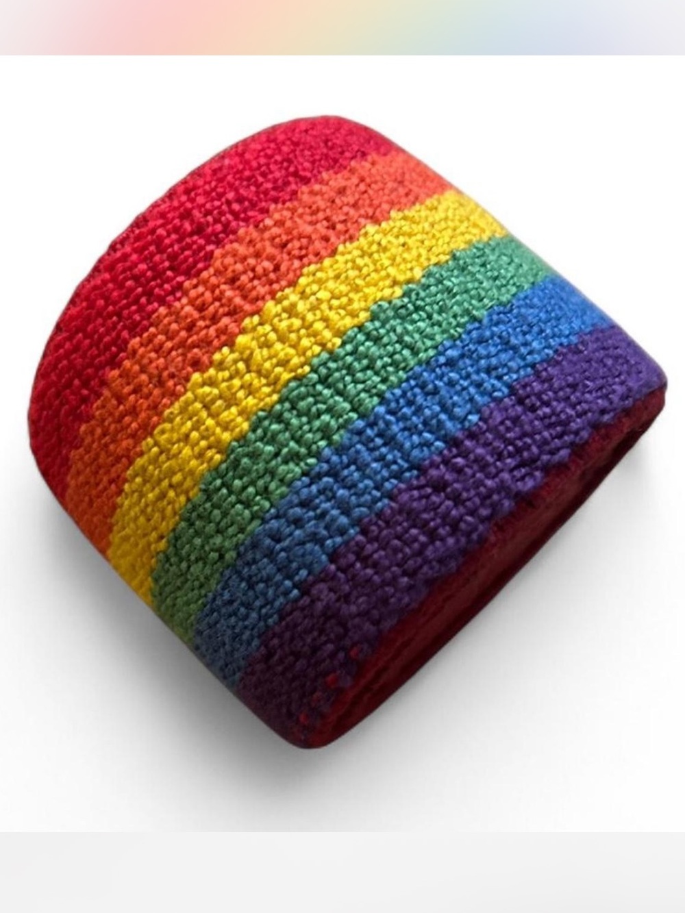Colorful Rainbow Elastic Material